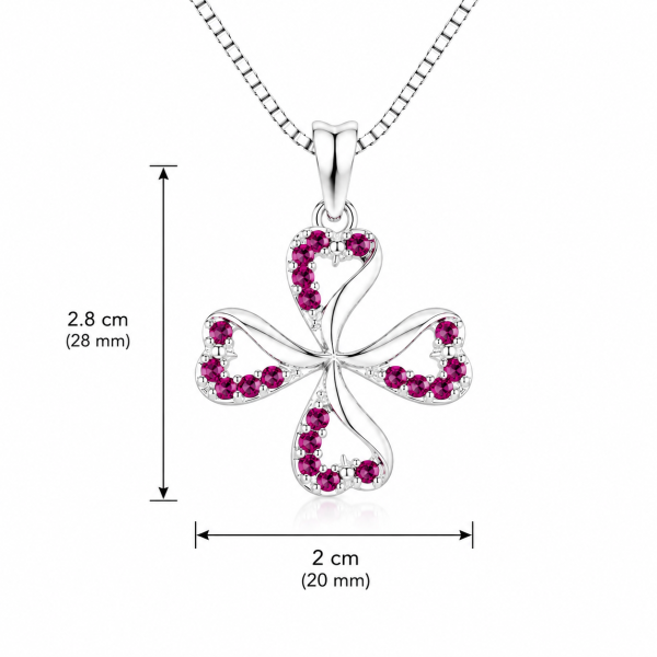 Royal Pink Blossom Pendant